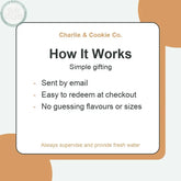 Charlie & Cookie Co. e-Gift Card | Gift Voucher for Dog Lovers - How It Works