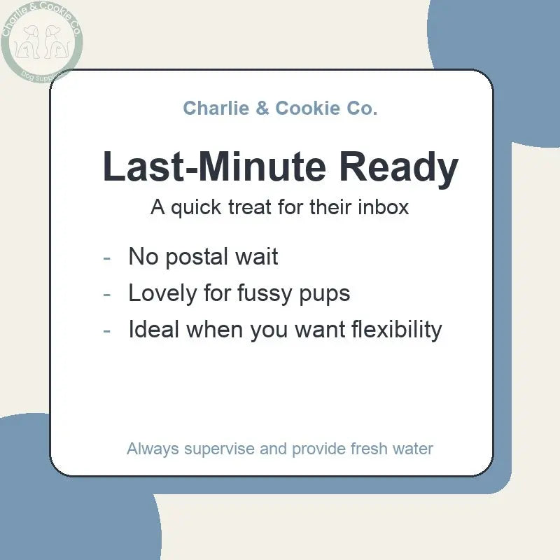 Charlie &amp; Cookie Co. e-Gift Card | Gift Voucher for Dog Lovers - Last Minute