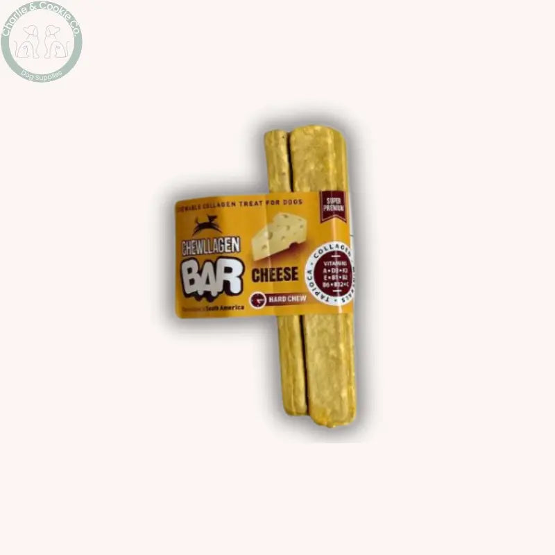Chewllagen Bar 3 Pack 13cm dog chews in Beef, Peanut Butter or Cheese