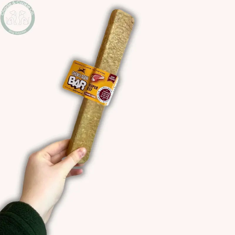 Chewllagen Bar dog chew in 13cm or 25cm, Beef, Peanut Butter or Cheese