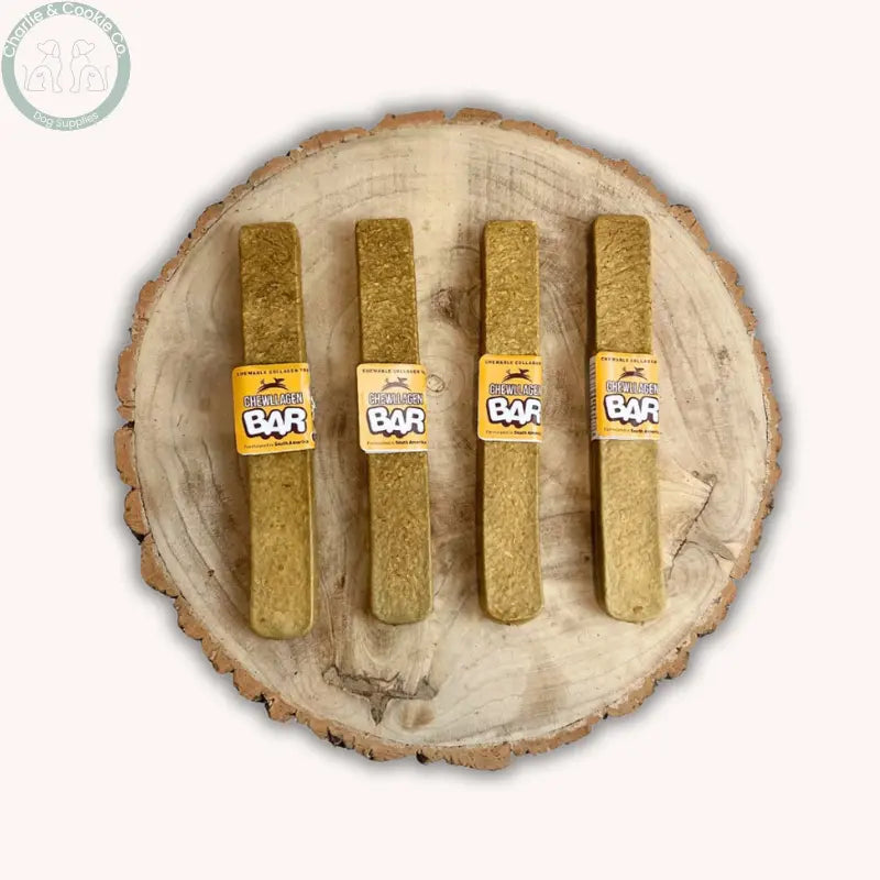 Chewllagen Bar dog chew in 13cm or 25cm, Beef, Peanut Butter or Cheese