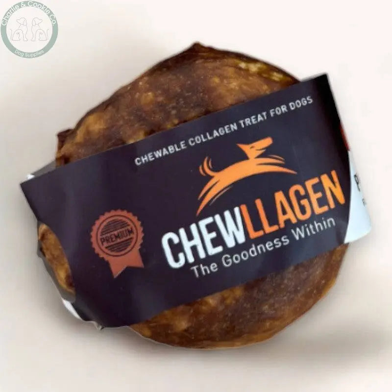 Chewllagen Small Donut 3.5″ (Beef or Chicken) - Collagen-Rich, Joint &amp; Muscle Health Dog Treat - Charlie &amp; Cookie Co.