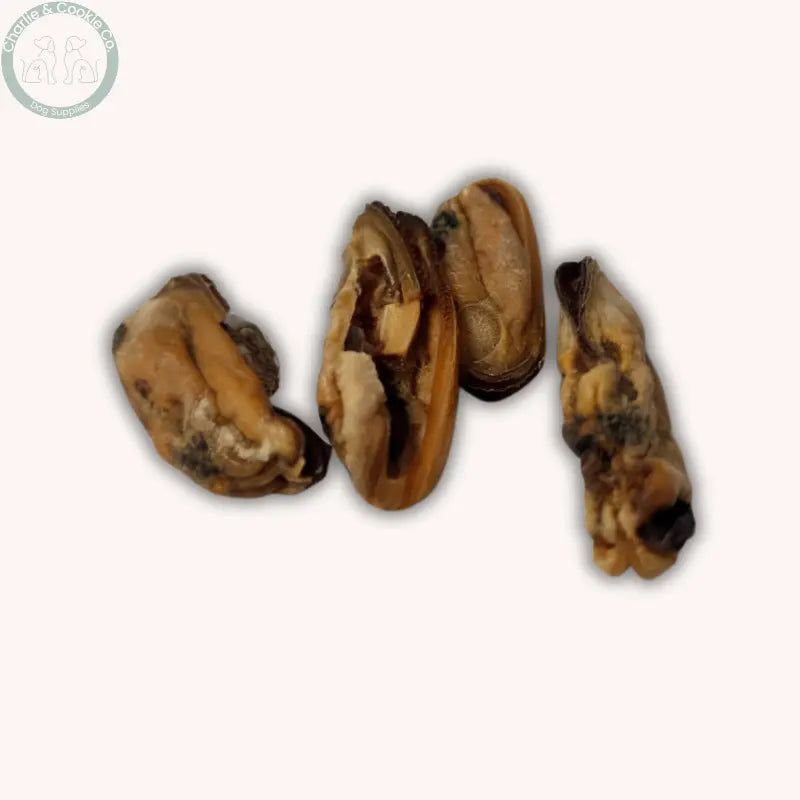 Four Fish D’Light dried mussel dog treats