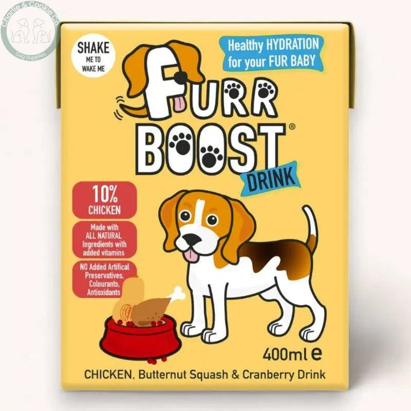 Furr Boost Drink 400ml liquid dog treat and food topper in 7 recipes