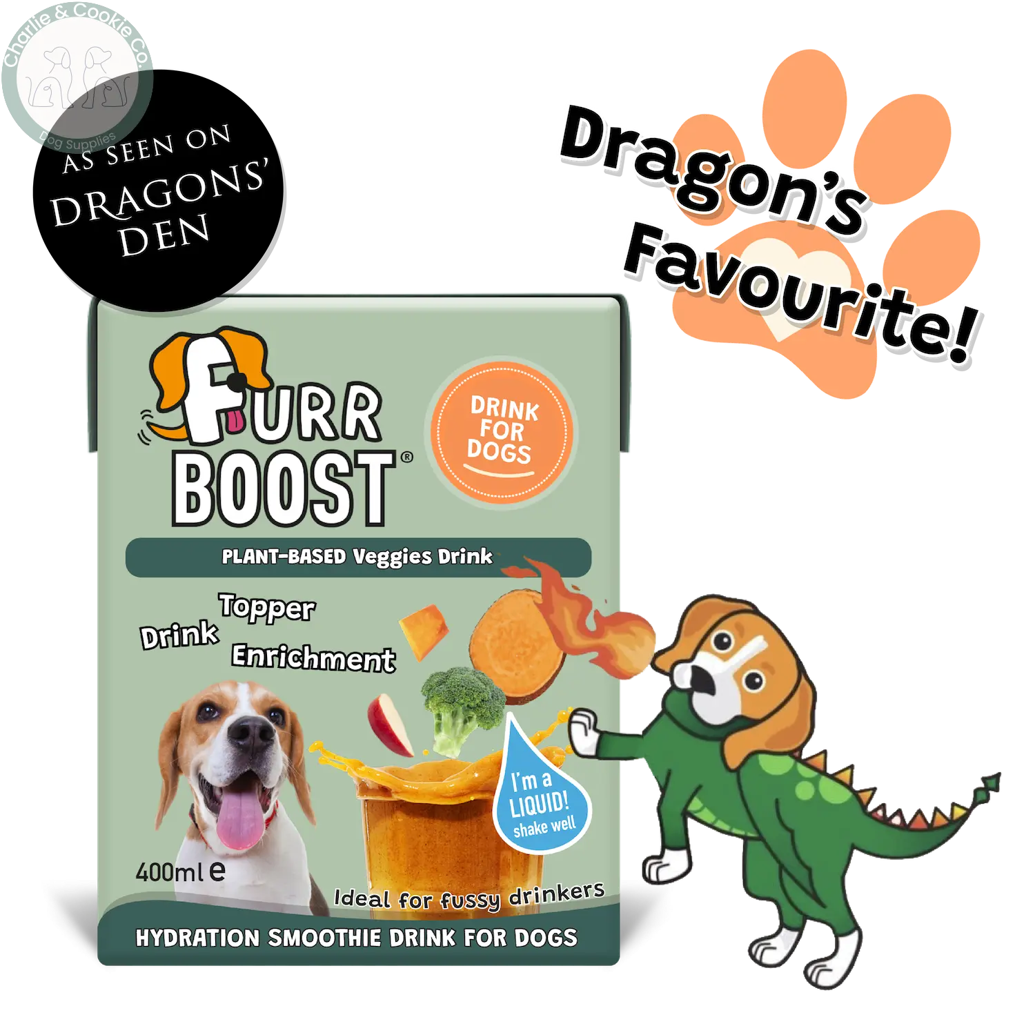 Furr Boost Plant-Based Drink 400ml carton