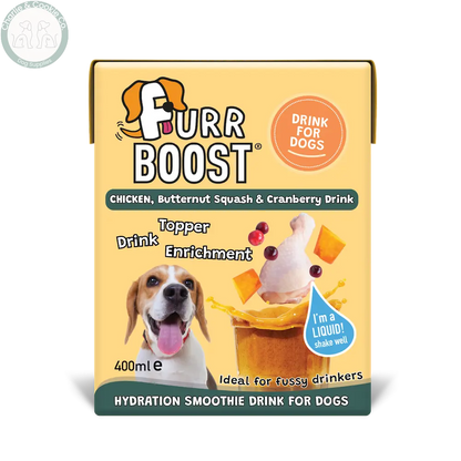 Furr Boost Chicken, Butternut Squash &amp; Cranberry Drink 400ml carton
