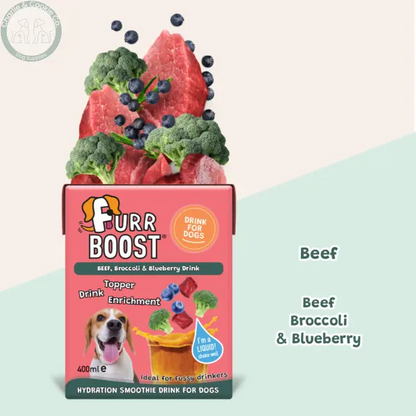 Furr Boost Beef, Broccoli &amp; Blueberry Drink 400ml carton