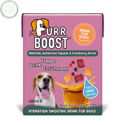 Furr Boost Venison, Butternut Squash &amp; Cranberry Drink 400ml carton