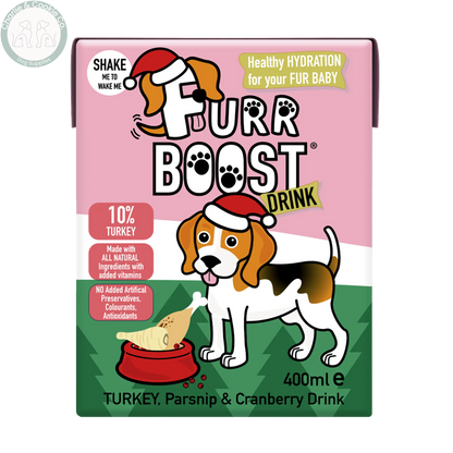 Furr Boost Turkey, Parsnip &amp; Cranberry Drink 400ml carton