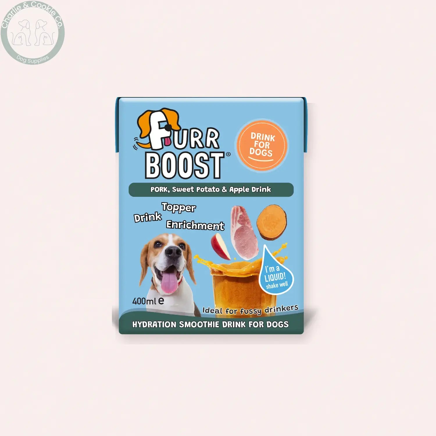 Furr Boost Pork, Sweet Potato and Apple Drink 400ml carton