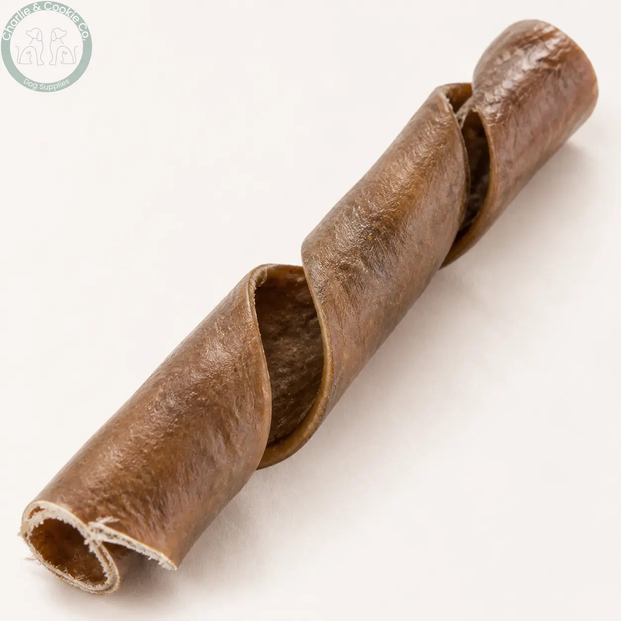 JR Pet Products Beef Collagen Spiral natural texture close-up