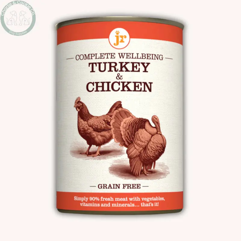 JR Pet Products Complete Wellbeing wet dog food in 200g or 400g, seven recipes