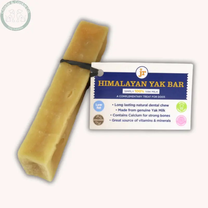 JR Pet Products Himalayan Yak Bar | Long-Lasting Natural Dog Chew (Medium or X-Large) The K2 Yak Chew