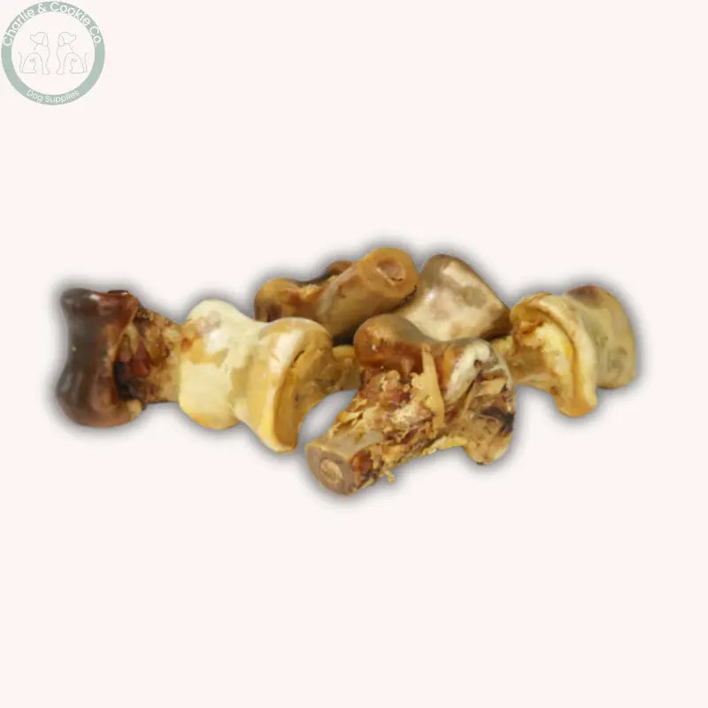 JR Pet Products Ostrich Knee Knuckle | Long-Lasting Hypoallergenic Dental Chew for Dogs JR Pet Products