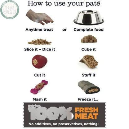 JR Pet Products Pure Pate for Dogs in 10 protein options and 80g 200g 400g sizes