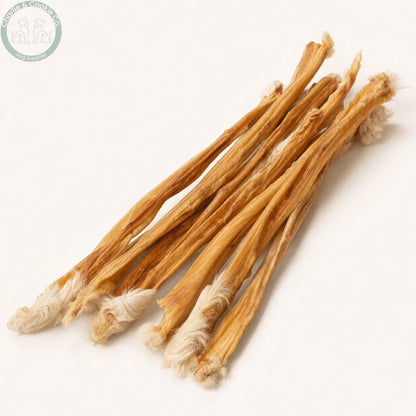 JR Pet Products Rabbit Skin with Hair — long natural strips arranged together