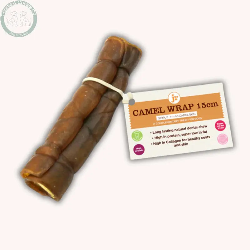 JR Pet Products Skin Wraps camel or buffalo dog chews