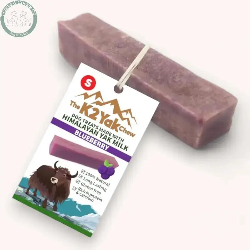 K2 Himalayan Yak Chew for Dogs in Blueberry Strawberry or Mango, Small Medium or Large