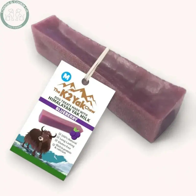 K2 Himalayan Yak Chew for Dogs in Blueberry Strawberry or Mango, Small Medium or Large