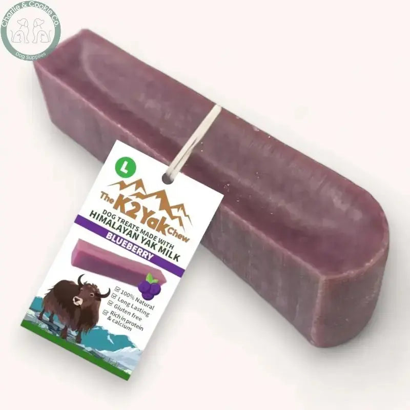 K2 Himalayan Yak Chew for Dogs in Blueberry Strawberry or Mango, Small Medium or Large