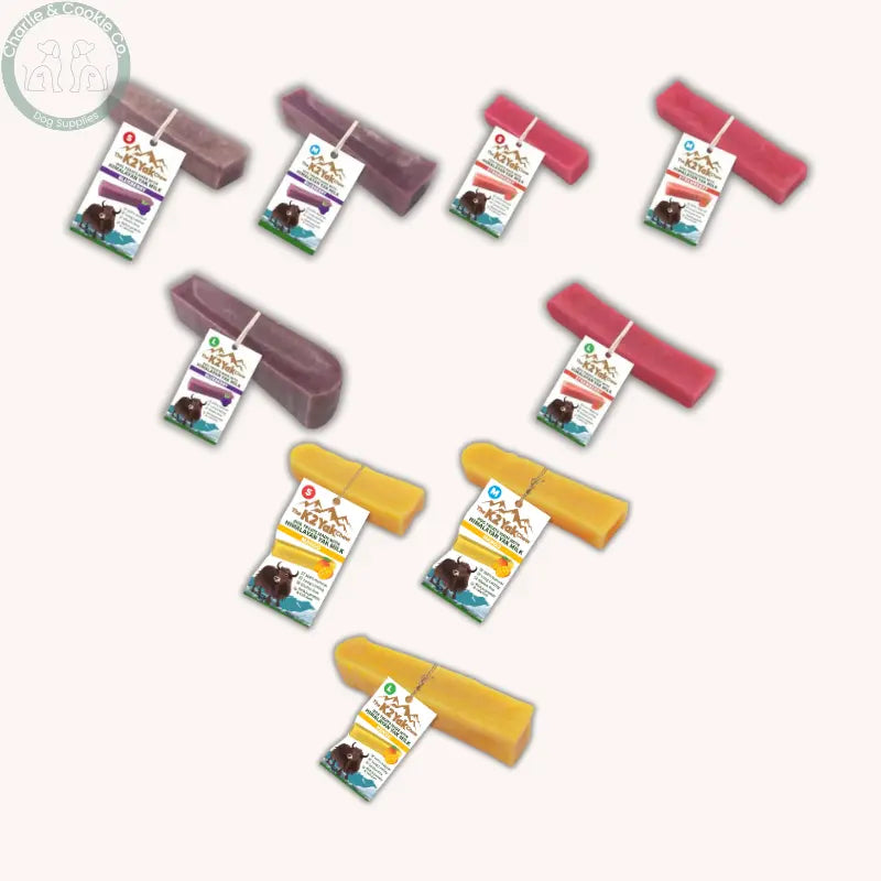 K2 Himalayan Yak Chew for Dogs | Fruity Flavours (Blueberry, Strawberry or Mango) | Small, Medium &amp; Large The K2 Yak Chew