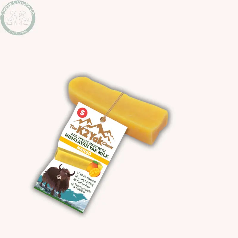 K2 Himalayan Yak Chew for Dogs in Blueberry Strawberry or Mango, Small Medium or Large