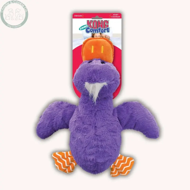 KONG Comfort Jumbo XL Duck – Extra-Large Cuddly Fun for Dogs KONG