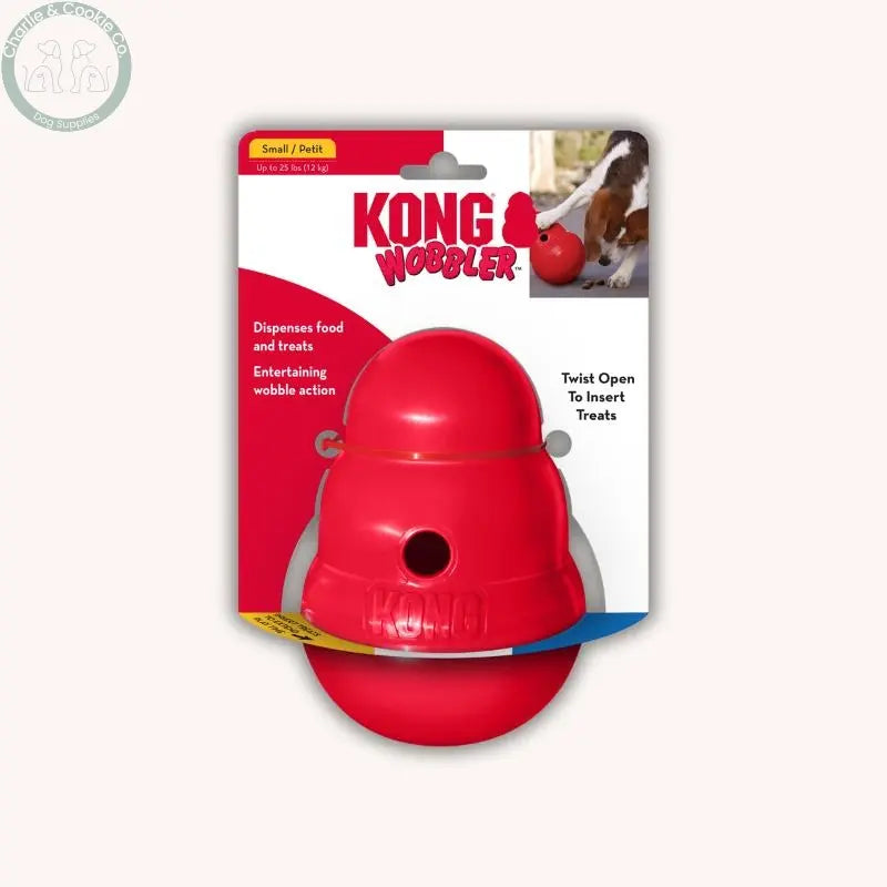 KONG Wobbler – Mentally Stimulating Food Dispenser Brightkins