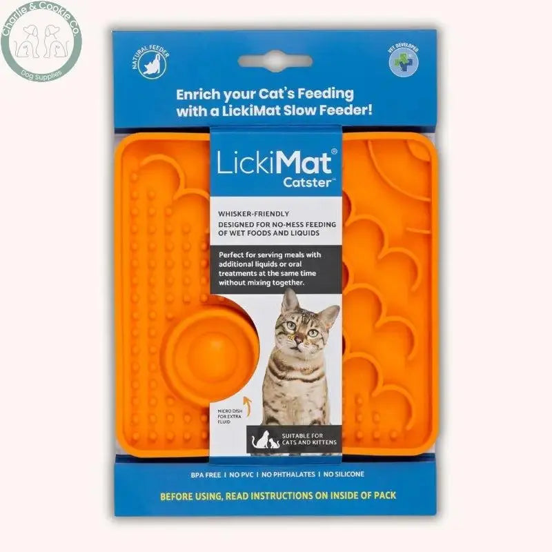 LickiMat Catster | Enrichment Slow Feeders for Cats LickiMat