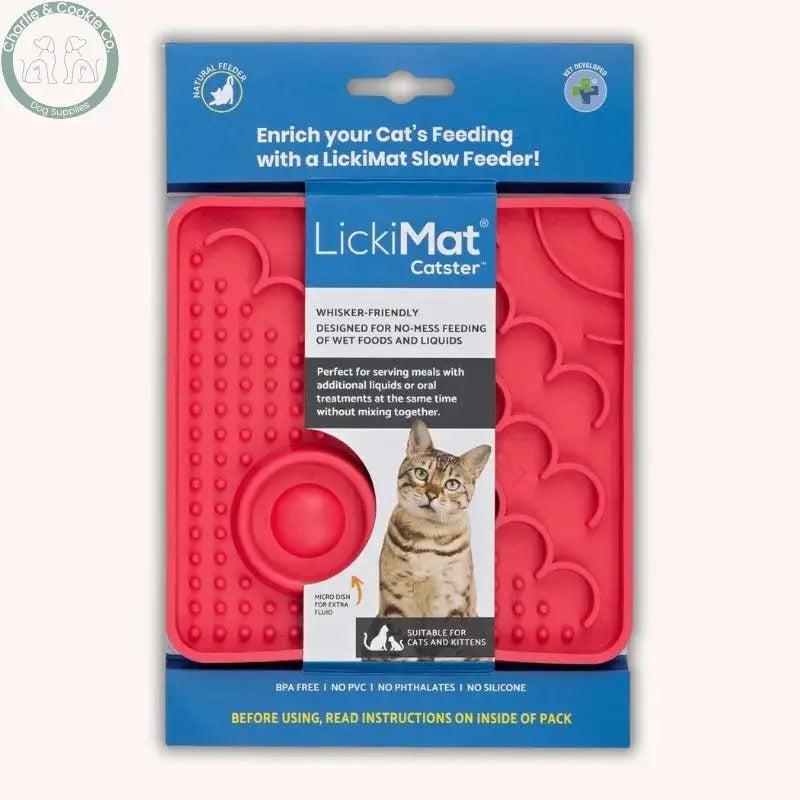 LickiMat Catster | Enrichment Slow Feeders for Cats LickiMat