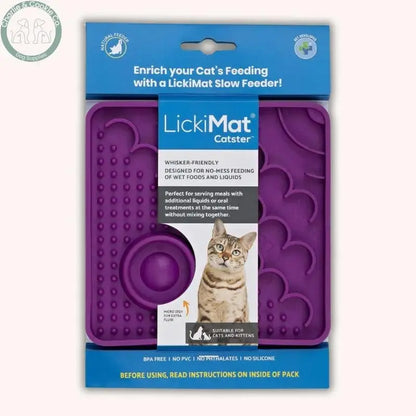 LickiMat Catster | Enrichment Slow Feeders for Cats LickiMat