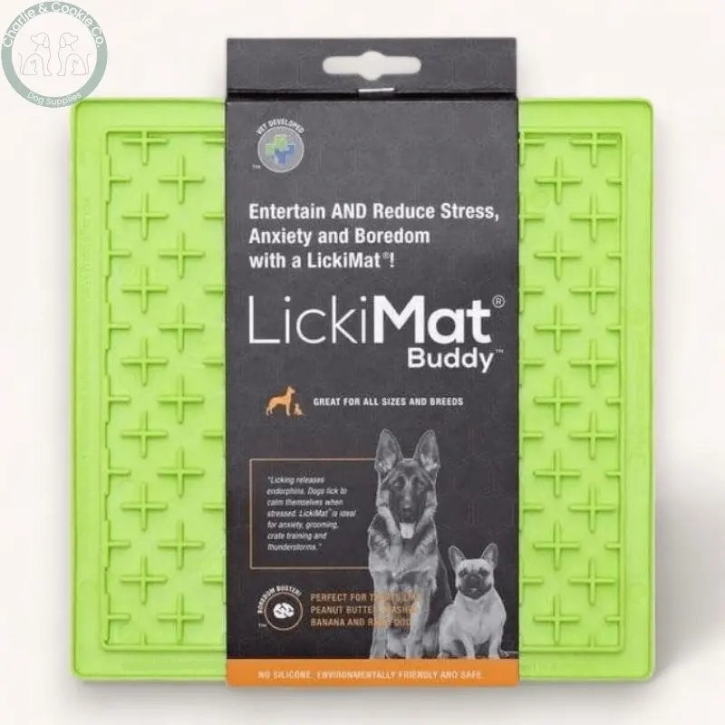 LickiMat Classic Buddy Enrichment Lick Mat for Dogs - 10 Colours - Calm, Soothe &amp; Engage - Charlie &amp; Cookie Co.