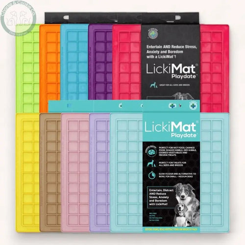 LickiMat Classic Playdate Enrichment Lick Mat for Dogs - 10 Colours