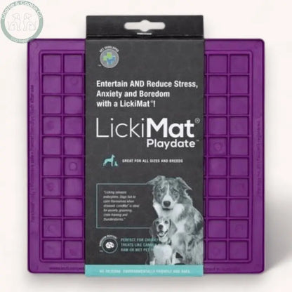 LickiMat Classic Playdate Enrichment Lick Mat for Dogs - 10 Colours - Anxiety Relief &amp; Slow Feeder - Charlie &amp; Cookie Co.