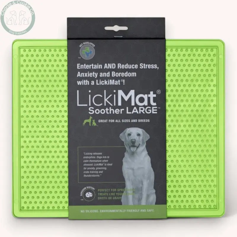 LickiMat Classic Soother XL Enrichment Lick Mat for Dogs - 4 Colours - Anxiety Relief &amp; Slow Feeder - Charlie &amp; Cookie Co.