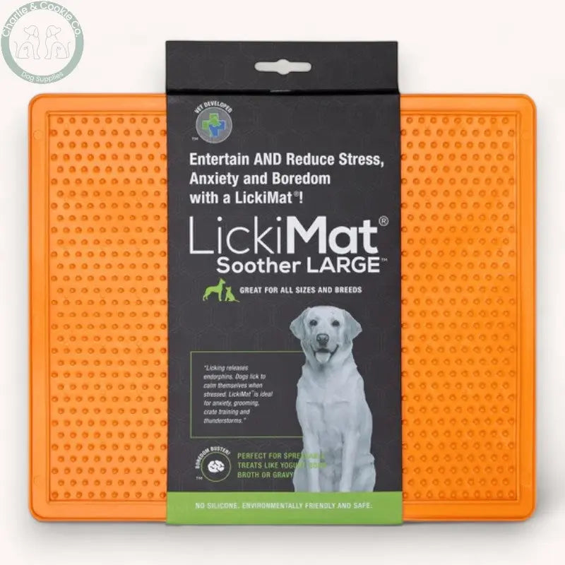 LickiMat Classic Soother XL Enrichment Lick Mat for Dogs - 4 Colours - Anxiety Relief &amp; Slow Feeder - Charlie &amp; Cookie Co.