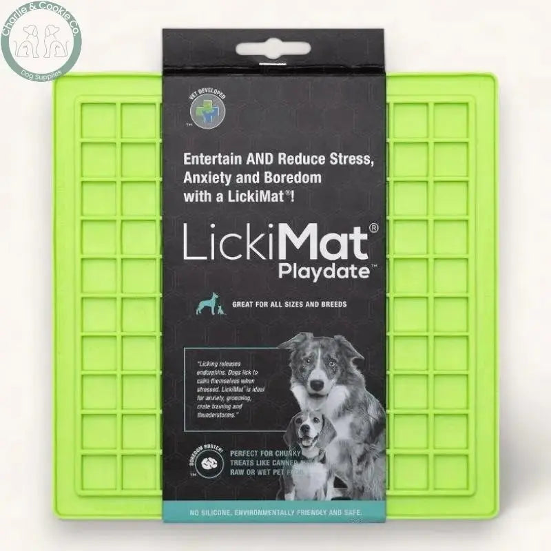 LickiMat Classic Buddy and Playdate slow feeder enrichment mats for dogs and cats