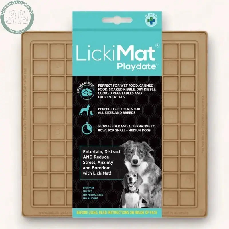 LickiMat Classic Buddy and Playdate slow feeder enrichment mats for dogs and cats