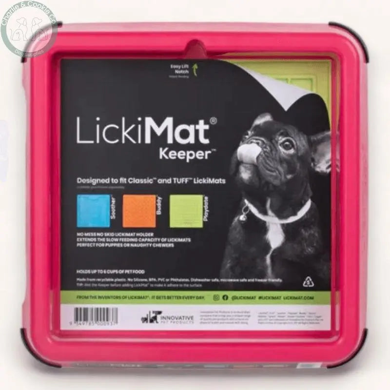 LickiMat Indoor Keeper - 3 Colours - Versatile 2-in-1 Dog Bowl and LickiMat Holder - Charlie &amp; Cookie Co.