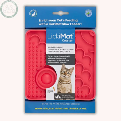 LickiMat Kitty &amp; Catster | Enrichment Slow Feeders for Cats – 2 Designs LickiMat