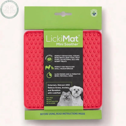 LickiMat Mini Classic Soother Enrichment Lick Mat for Dogs - 6 Colours - Anxiety Relief &amp; Slow Feeder - Charlie &amp; Cookie Co.