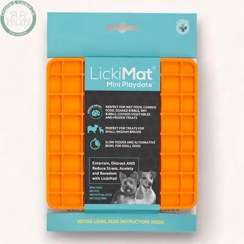 LickiMat Mini Classic | Buddy &amp; Playdate Enrichment Mat for Dogs &amp; Cats – 10 Colours LickiMat