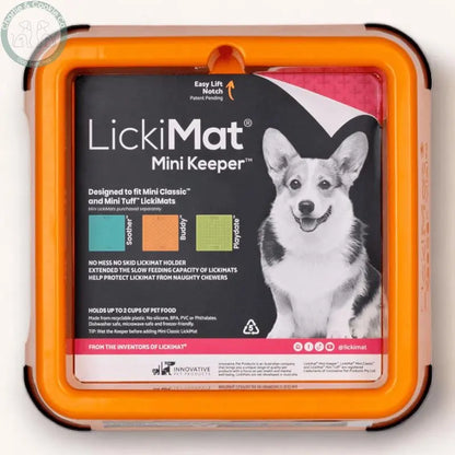 LickiMat Mini Keeper - 3 Colours - Mess-Free Feeding &amp; LickiMat Holder - Charlie &amp; Cookie Co.