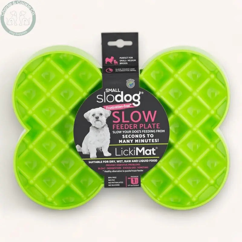 LickiMat Small Slodog Slow Feeder Plate - 6 Colour Options - Innovative &amp; Anxiety-Free Feeding - Charlie &amp; Cookie Co.