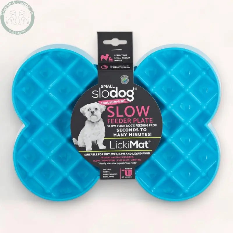 LickiMat Small Slodog Slow Feeder Plate - 6 Colour Options - Innovative &amp; Anxiety-Free Feeding - Charlie &amp; Cookie Co.