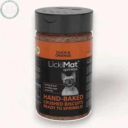 LickiMat Sprinkles Handbaked Crushed Biscuits 150g - 4 Flavour Options - Wheat-Free &amp; Low Calorie - Charlie &amp; Cookie Co.