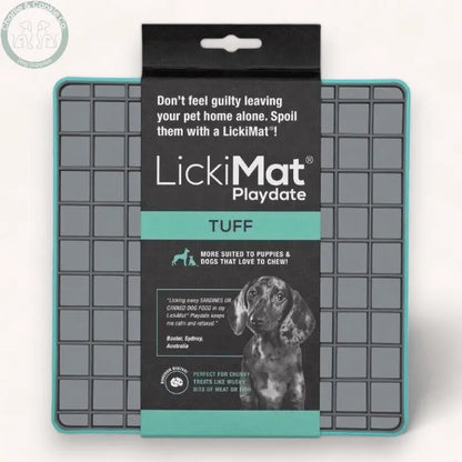 LickiMat Tuff Playdate Enrichment Lick Mat for Dogs - 4 Colours - Anxiety Relief &amp; Slow Feeder - Charlie &amp; Cookie Co.