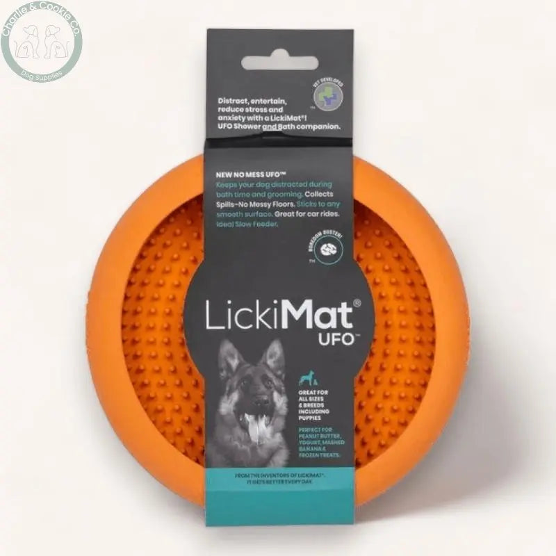 LickiMat UFO Suction Cups Lick Bowl and Slow Feeder for Dogs - 5 Colour Options - Charlie &amp; Cookie Co.