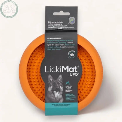 LickiMat UFO Suction Cups Lick Bowl and Slow Feeder for Dogs - 5 Colour Options - Charlie &amp; Cookie Co.