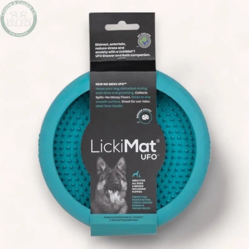 LickiMat UFO Suction Cups Lick Bowl and Slow Feeder for Dogs - 5 Colour Options - Charlie &amp; Cookie Co.